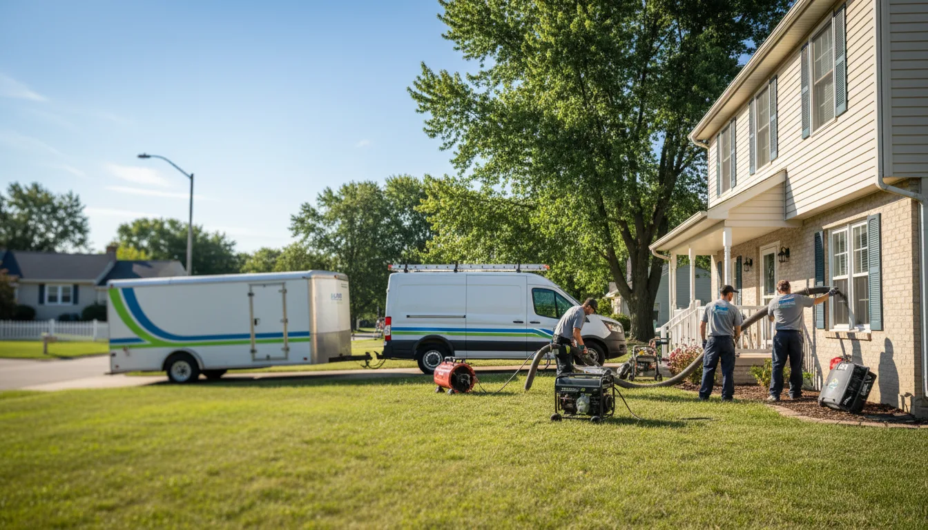 Flooded Basement Restoration And Cleanup With Repair in Nunica, MI near me